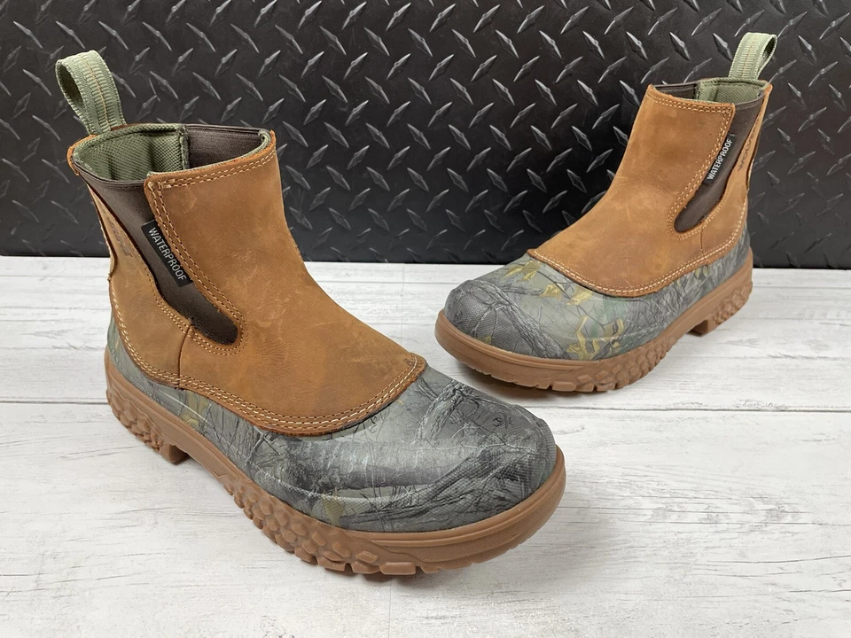 WOLVERINE MEN'S YAK CHELSEA CAMO MEN'S  HUNTING/WORK 6" SZ 8EW W190022 - Image 2 of 4