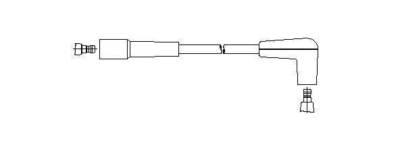 BREMI Ignition Cable For OPEL Ascona C PEUGEOT RENAULT VAUXHALL 79-94 1282008