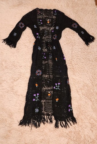 Kimono de ganchillo Free People x Flook hortensia talla M/L - Imagen 9 de 14