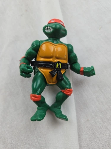 1988 Playmates TMNT Teenage Mutant Ninja Turtles MICHAELANGELO Figure Nunchuks