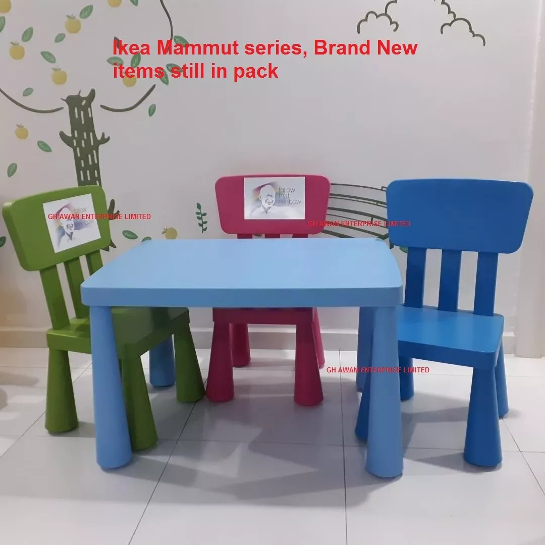 Ikea Mammut Children's Plastic Chairs,Tables & Stools in/outdoor,Many  Colours