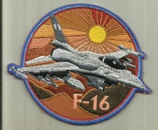 F-16 USAF PATCH DESERT COMBAT FIGHTER JET WAR AIRCRAFT AVIATION PILOT USA FLY