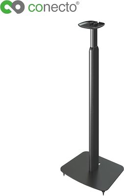 Höhenverstellbarer Lautsprecherständer für SONOS ONE und SONOS ONE SL schwarz