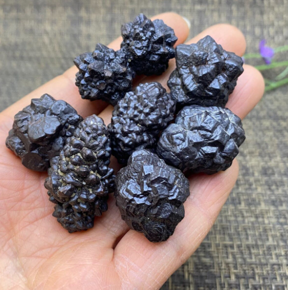 Prophecy Stone Egypt , Prophecy Hematite , Pseudomorph  , Energy Crystal 1 PCS