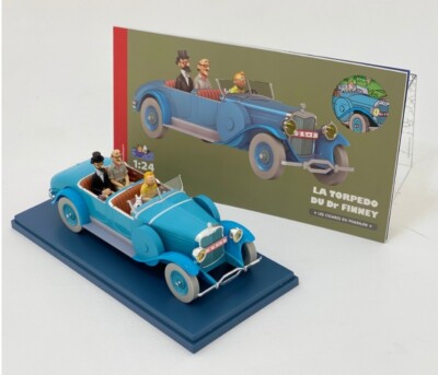 10) LA TORPEDO DU Dr FINNEY - VOITURES DE TINTIN - COLLECTION HACHETTE 1/24