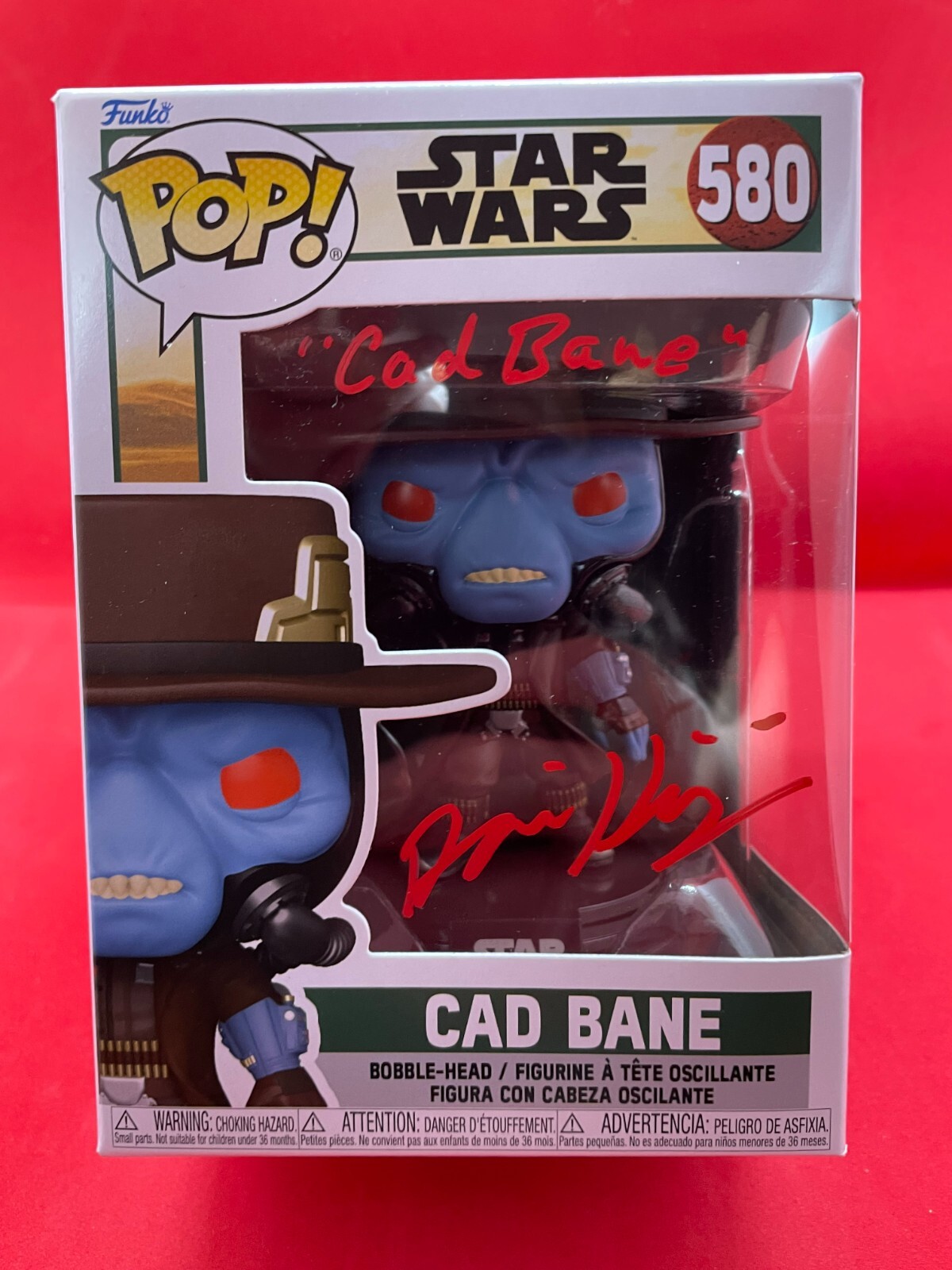 Dorian Kingi Signed Autogramm Funko Pop Star Wars In Person Autograph