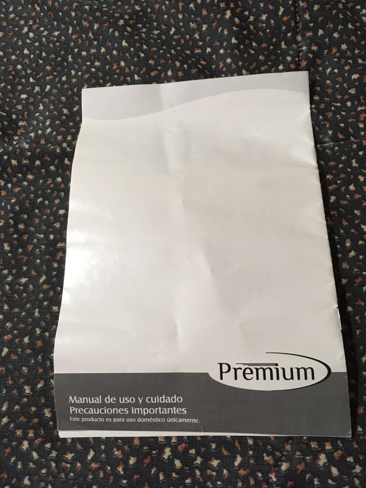 Premium Blender 5 Speed-model PB348-instruction Manual