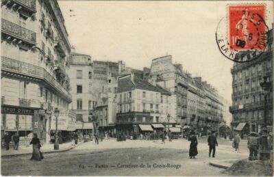CPA AK PARIS 11e Carrefour de la Croix-Rouge (925343)