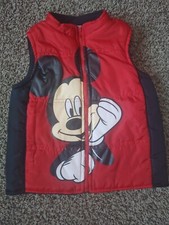 Disney Mickey Mouse Jacket Vest Kids 4T