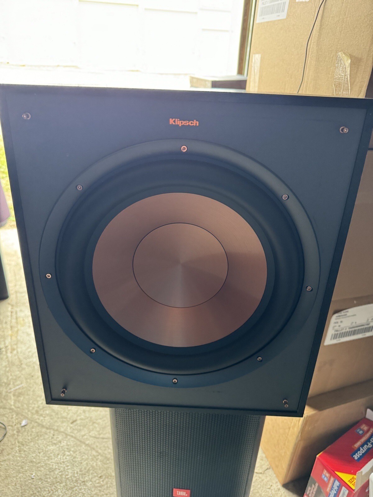 Klipsch R120SW 12inch Subwoofer Black With Power Cord 743878036213