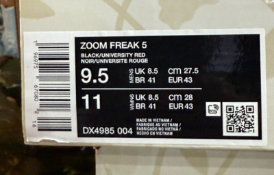 Size 9.5 - Nike Zoom Freak 5 Double Trouble for sale online | eBay