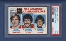 1978-79 OPC #68 GOALS AGAINST AVERAGE LEADERS PSA 7 NM DRYDEN/PARENT/GILBERT