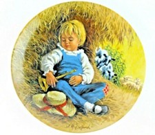 Little Boy Blue Collector Plate by John McClelland RECO 2nd Issue 1989 W/COA NEW