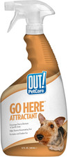 Petcare Go Here Attractant Dog and Puppy Potty Training Spray, Safe Effective