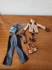 Vintage My Scene Chelsea Doll Outfit Pants Top Jacket Boots Mattel Barbie