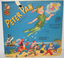 1953 Vintage Peter Pan Complete Story 78 RPM 10" Record #C-65:   Cricketones
