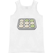 'Baking Tray with Smiling Buns' Adult Vest / Tank Top AV061391