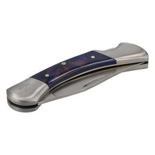 Kulmbacher Reichelbr&auml;u Bier Brotzeitmesser G&uuml;rteltasche Edelstahl Klappmesser