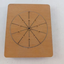 F.C. Bottom Wheel Ellison Educational Equip Accucut Wood Dies 6"x5" 