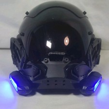 Cyberpunk Helmet Mask With Lights