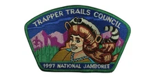 1997 Jamboree Trapper Trails Council UT JSP GRN Bdr (VT2038)