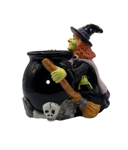 Vintage Yankee Candle Witch Cauldron Brew Wax Tart Warmer Halloween Decor - Picture 3 of 13