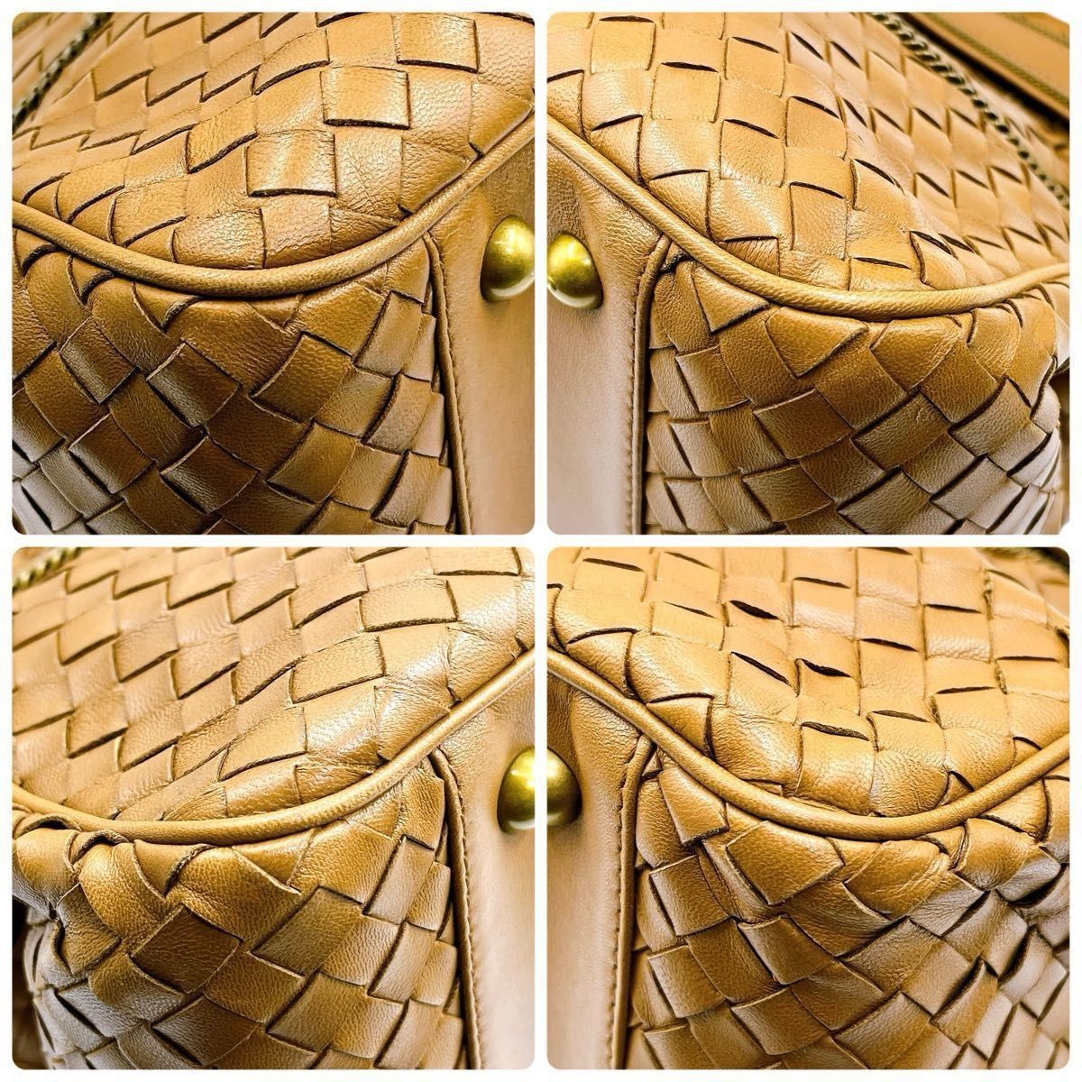 Bottega Veneta Intrecciato Leather Tote Bag Brown Women's thumbnail 6