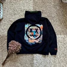 MBD Have a Good Time Make The Best Design Black Hoodie Mens Size XL