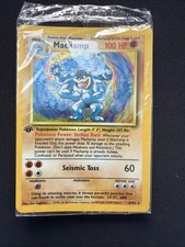 Pokémon TCG Machamp Holo 1st Edition Base Set Rare Card 8/102 Sealed