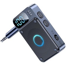 2-in-1 Wireless Bluetooth 3.5mm AUX Audio Stereo Music Home Car Receiver Adapter
