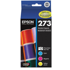 Epson 273 Color Ink Cartridges - Photo Black/Cyan/Magenta/Yellow (In Date) NEW !