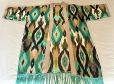 Adras Ikat Khalat From Uzbekistan
