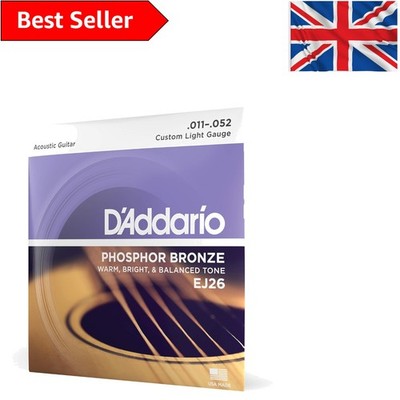 D'Addario EJ26 6-saitige Akustikgitarrensaiten | korrosionsbeständige Bronze