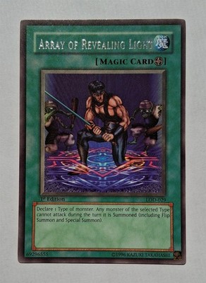 YuGiOh - Array of Revealing Light - LOD-029 1st Edition - Rare - LP