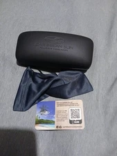 Caribbean Sun eyeglasses case hard clamshell with soft bag