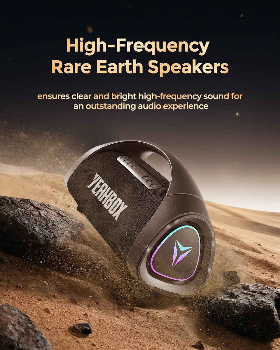 Sonic Boom MAX 300W Max Large Bluetooth Speaker Loud, Massive Bass