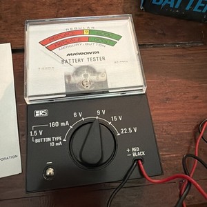 Vintage Micronta Battery Tester 22-030A Used VERY CLEAN