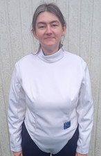 Backzip Women's Fencing Jacket 350N CE Epee Foil Sabre Female