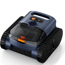 Cordless Robotic Pool Cleaner for All Pools, 180W Motor/Up to 1000 Sq. Ft