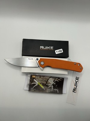 RUIKE P801 Framelock Folding Knife 3.5'' 14C28N Sandvik Steel Blade G10/Stainless