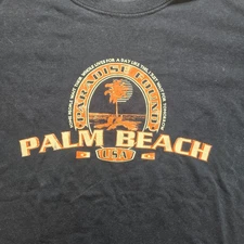 Palm Beach Paradise Found Tee T-Shirt Short Sleeve Adult Men's Size L Large