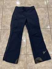 Vtg Medium Roffe Challenge GoreTex Barrier Ski Pants Navy Blue USA MADE 32X30