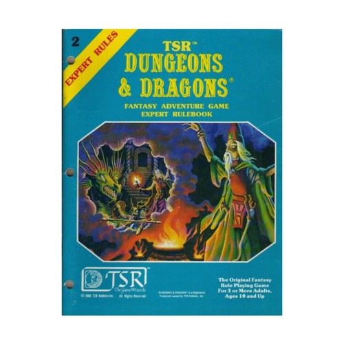 TSR Basic D&D Expert Rules Set (1st w/X1 & Erol Otus Cover) SW (VG/New ...