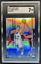 1998-99 Topps Finest Danny Schayes Protector Refractor #136 Magic SGC 7