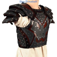 Medieval Renaissance Viking Knight Leather Body Armor Cosplay Costume