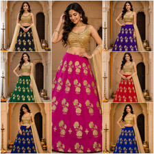 Heavy Fancy Indian Pakistani Party Wear Lehenga Wedding Bollywood Lengha Choli