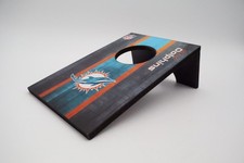 Miami Dolphins NFL Tabletop Cornhole Game Board MasterPieces Wood Bean Bag Toss