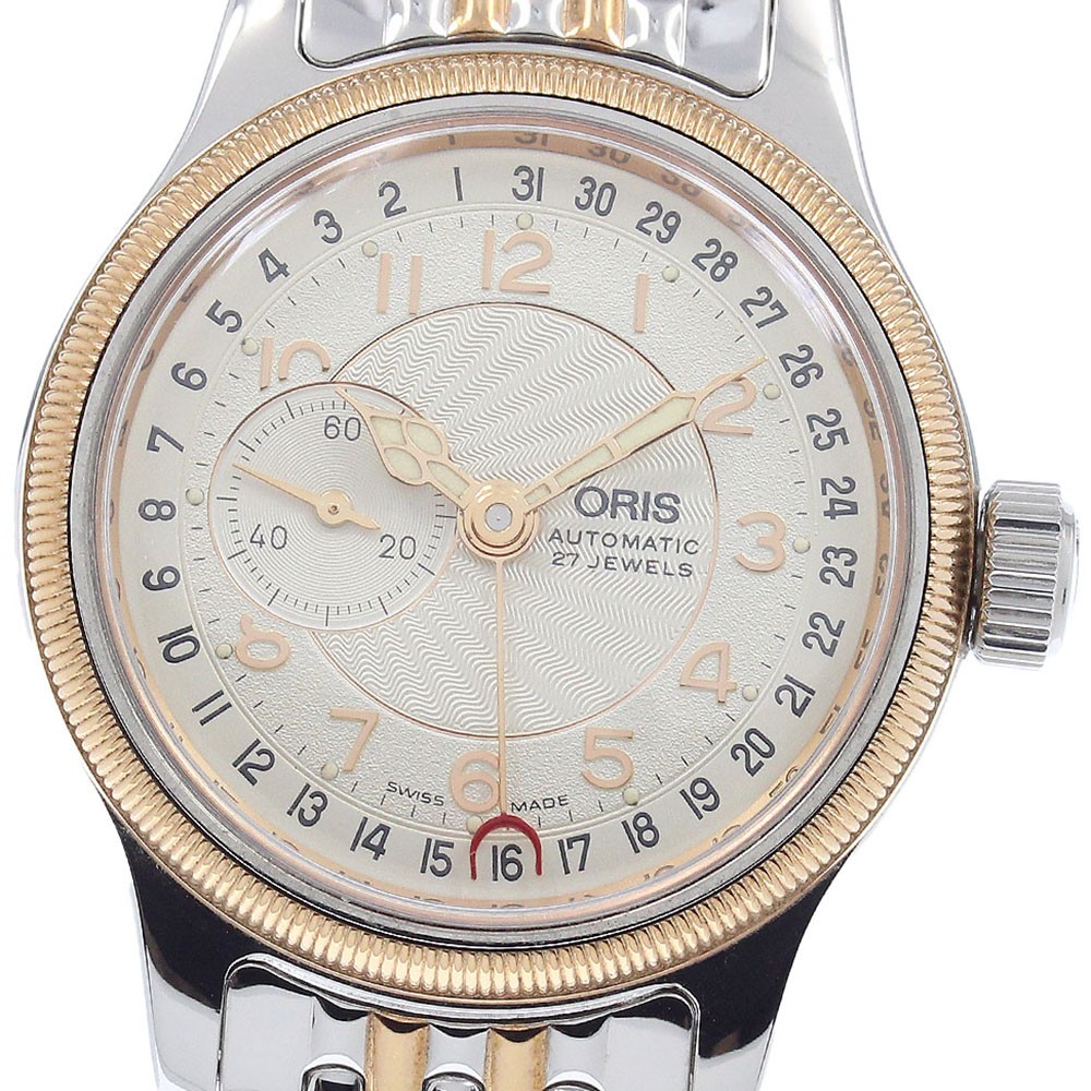 ORIS 7462 Pointer Date Small Second Champagne Aut… - image 1