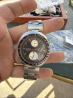 SEIKO 6138-0011 UFO Automatic Chronograph Watch Vintage Men's Black Dial Repair