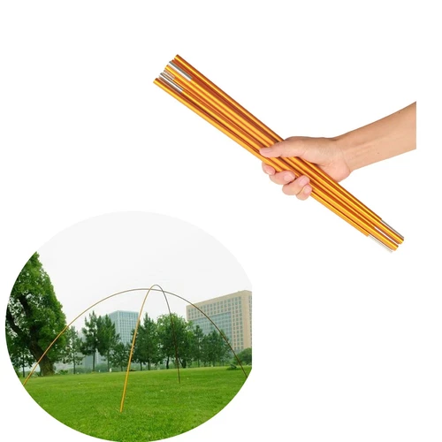 Reliable Aluminum Alloy Tent Pole Replacement with Rubber Band Connection